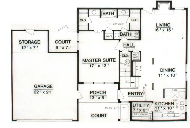 Main Level Floor Plan
